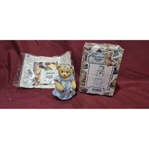 Cherished Teddies SO GLAD TO BE PART OF SPECIAL DAY Figurine 1998 Box Papers EUC